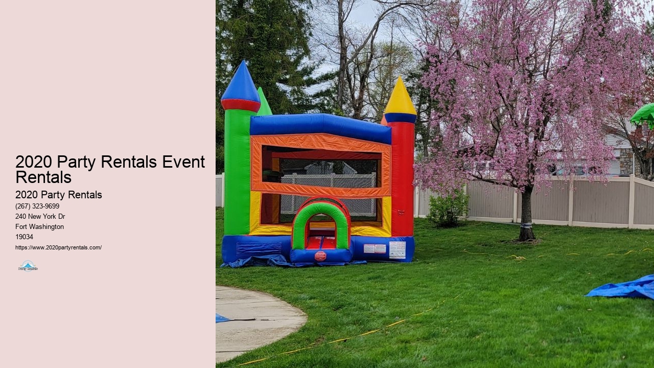 2020 Party Rentals Unlimited Bounce House