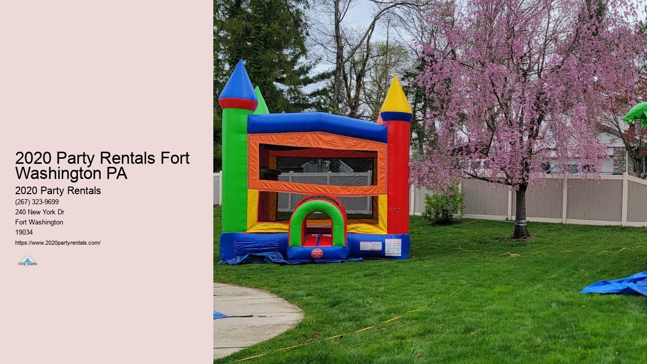 2020 Party Rentals Bounce Houses